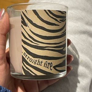 Tiger printed candle from British brand Typo. Scent is orange blossom. New